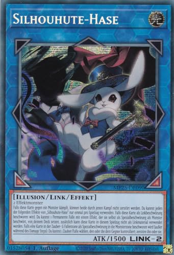 Yu-Gi-Oh! - MP25-DE090 – Silhouhtue-Hase – Secret Rare – 1. Auflage – Deutsch – 2025 Mega-Pack Tin - mit LMS Trading Fieldcenter-Karte Yu-Gi-Oh! - MP25-DE090 – Silhouhtue-Hase – Secret Rare – 1. Auflage – Deutsch – 2025 Mega-Pack Tin - mit LMS Trading Fieldcenter-Karte von LMS Trading