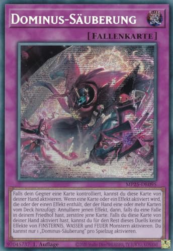 Yu-Gi-Oh! - MP25-DE095 – Dominus Säuberung – Secret Rare – 1. Auflage – Deutsch – 2025 Mega-Pack Tin - mit LMS Trading Fieldcenter-Karte Yu-Gi-Oh! - MP25-DE095 – Dominus Säuberung – Secret Rare – 1. Auflage – Deutsch – 2025 Mega-Pack Tin - mit LMS Trading Fieldcenter-Karte von LMS Trading