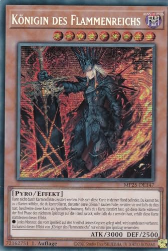 Yu-Gi-Oh! - MP25-DE147 – Königin des Flammenreichs – Secret Rare – 1. Auflage – Deutsch – 2025 Mega-Pack Tin - mit LMS Trading Fieldcenter-Karte Yu-Gi-Oh! - MP25-DE147 – Königin des Flammenreichs – Secret Rare – 1. Auflage – Deutsch – 2025 Mega-Pack Tin - mit LMS Trading Fieldcenter-Karte von LMS Trading