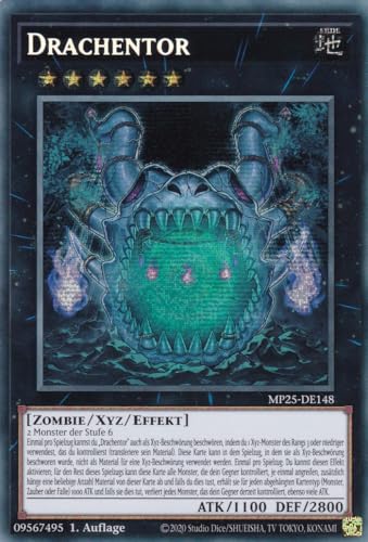Yu-Gi-Oh! - MP25-DE148 – Drachentor – Secret Rare – 1. Auflage – Deutsch – 2025 Mega-Pack Tin - mit LMS Trading Fieldcenter-Karte Yu-Gi-Oh! - MP25-DE148 – Drachentor – Secret Rare – 1. Auflage – Deutsch – 2025 Mega-Pack Tin - mit LMS Trading Fieldcenter-Karte von LMS Trading