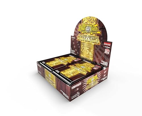 Yugioh - Quarter Century Bonanza - Display (24 Booster mit jeweils 5 Karten pro Pack) - DEUTSCH - 1. Auflage - Originalverpackt - mit LMS Trading Fieldcenter - Karte von LMS Trading