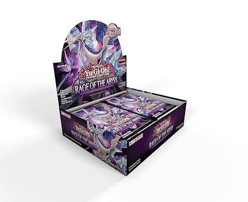 Yugioh - Rage of The Abyss - ROTA - Display (24 Booster Packs je 9 Karten) - DEUTSCH - 1. Auflage - Originalverpackt - mit LMS Trading Fieldcenter-Karte von LMS Trading