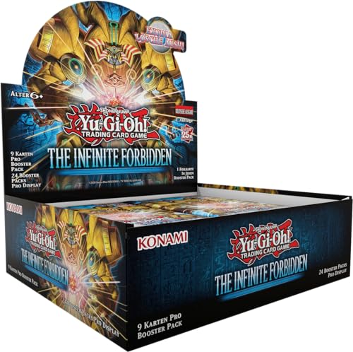 Yugioh - The Infinite Forbidden - Info - Display - 24 Boosterpacks (9 Karten mit garantiert 1 Holo Karte) - DEUTSCH - 1. Auflage - Originalverpackt - mit LMS Trading Fieldcenter-Karte von LMS Trading