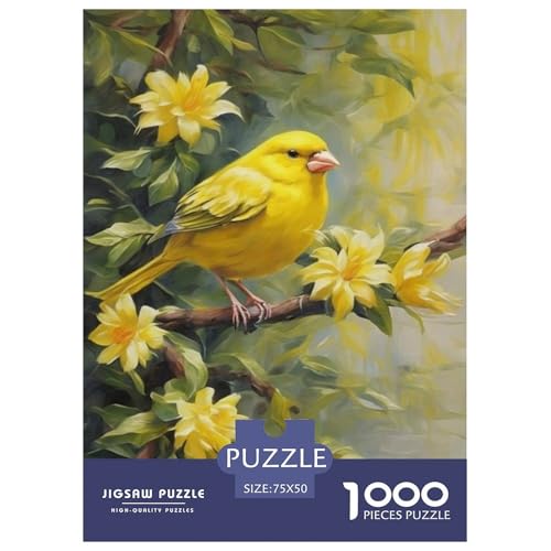 1000-teiliges Puzzle mit Tierkunst und Vögeln für Erwachsene, Holzpuzzles für Teenager, Geschenke, einzigartige Heimdekoration und Geschenke, 1000 Stück (75 x 50 cm) von LMYmoney