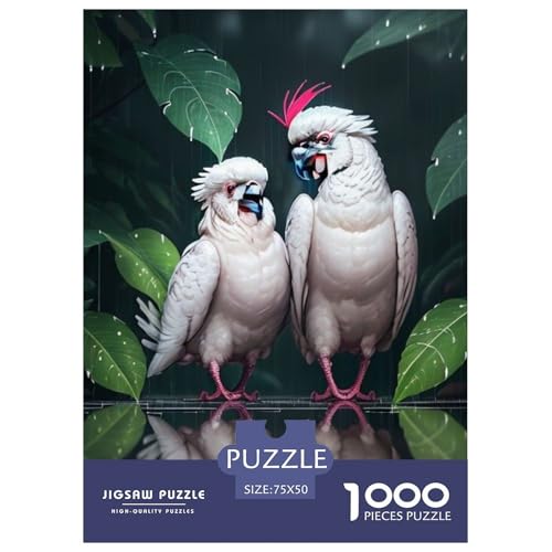 1000-teiliges Puzzle mit Tierkunst und Vögeln für Erwachsene, Puzzle für Erwachsene und Jugendliche ab 12 Jahren, 1000 Teile (75 x 50 cm) < von LMYmoney