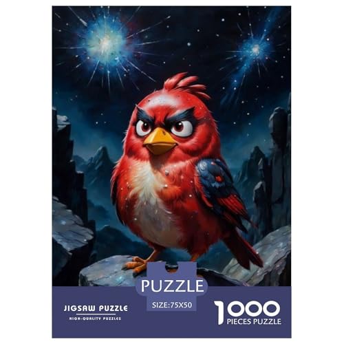 1000-teiliges Puzzle mit Tierkunst und Vögeln für Erwachsene, Puzzles, Lernspielzeug, 1000 Stück (75 x 50 cm) von LMYmoney