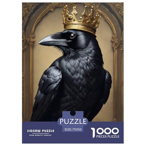 1000-teiliges Puzzle mit Tierkunst und Vögeln für Erwachsene, Puzzles, Lernspielzeug, 1000 Stück (75 x 50 cm) von LMYmoney