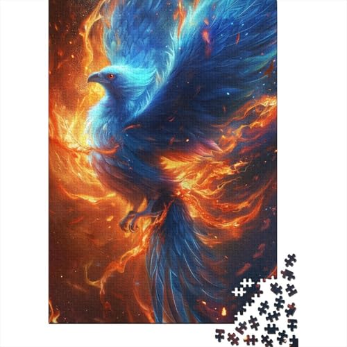 1000-teiliges Traum-Phönix-Puzzle für Kinder, Holzpuzzle, Lernspiel für Erwachsene Teenager, 1000 Stück (75 x 50 cm) von LMYmoney