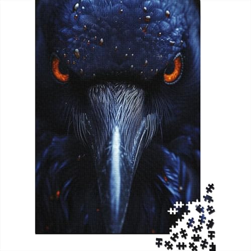 300-teiliges Crow_wild-Puzzle für Erwachsene und Teenager, Holzpuzzle für Kinder, Lernspiel, Herausforderungsspielzeug, 300 Stück (40 x 28 cm) von LMYmoney