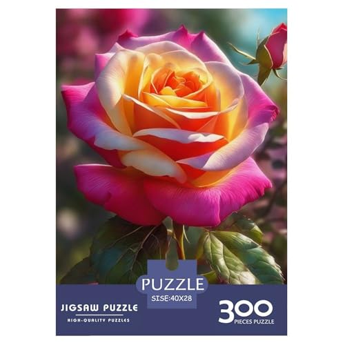 300-teiliges Kunst-Blumen-Puzzle für Erwachsene, Puzzle, Erwachsenen-Puzzle, Heimdekoration, Puzzle-Spielzeug, 300 Teile (40 x 28 cm) von LMYmoney