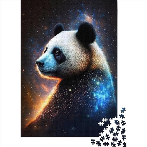 300-teiliges Puzzle, Galaxie-Panda, Puzzle, Puzzle zum Zusammenbauen, Spielzeug, interaktives Familienspiel, 300 Teile (40 x 28 cm) von LMYmoney