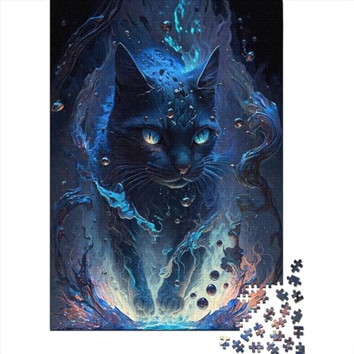 300-teiliges Puzzle „Siamkatze“ – Puzzle für Kinder, Holzbrett-Puzzle, Lernspiel für Erwachsene, 300 Teile (40 x 28 cm) von LMYmoney