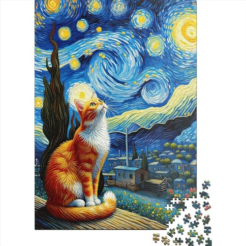 300-teiliges Puzzle „Sternennacht“ für Kinder, Puzzles für Kinder und Teenager, für Erwachsene, ab 14 Jahren, 300 Teile (40 x 28 cm) von LMYmoney