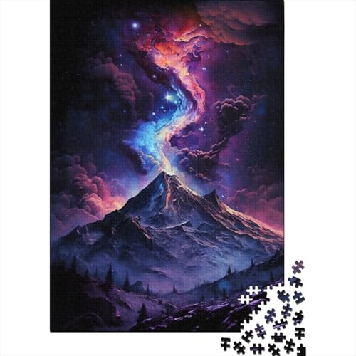 300-teiliges Puzzle für Erwachsene mit Vulkanen in der Galaxie, Puzzle, pädagogisches Denkspiel, lustiges Familienspiel, 300 Teile (40 x 28 cm) von LMYmoney