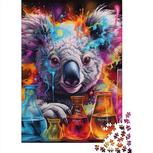 300-teiliges Puzzle mit Tier-Koalas für Kinder, Puzzles für Kinder und Teenager, für Erwachsene, ab 14 Jahren, 300 Teile (40 x 28 cm) von LMYmoney