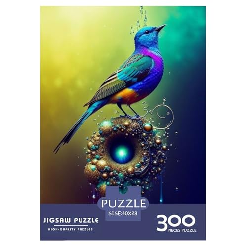 300-teiliges Puzzle mit Tierkunst und Vögeln für Erwachsene und Teenager, Lernspielzeug aus Holz, 300 Teile (40 x 28 cm) von LMYmoney