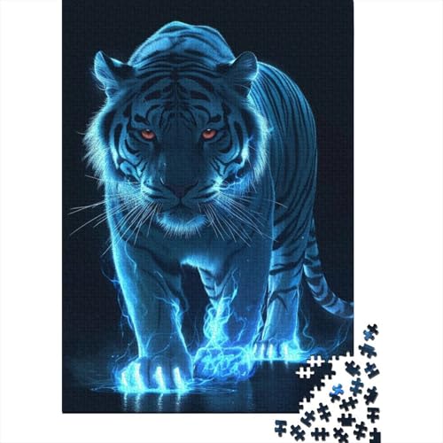 300-teiliges Tiger-Puzzle für Erwachsene und Teenager, Puzzle für Erwachsene, Lernspielzeug, 300 Teile (40 x 28 cm) von LMYmoney