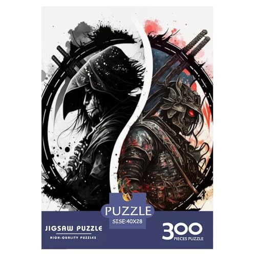 300-teiliges Yin-Yang-Art-Puzzle für Erwachsene, Puzzle für Erwachsene, ab 14 Jahren, 300 Teile (40 x 28 cm) von LMYmoney