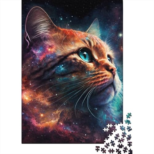 500-teiliges Katzen-Puzzle für Erwachsene, schwierige Puzzles für Kinder, Lernspiel, Herausforderungsspielzeug, 500-teilig (52 x 38 cm) von LMYmoney