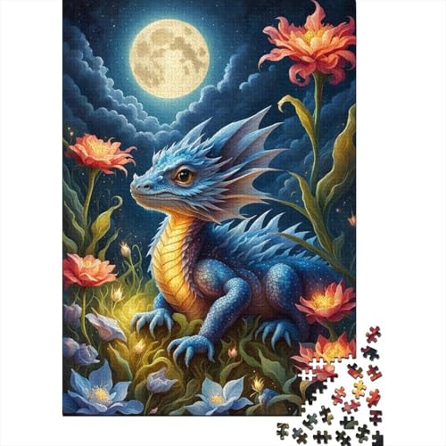 500-teiliges Puzzle für Erwachsene, Art Dragon-Puzzles für Erwachsene, Kartonpuzzles, Lernspiel für Erwachsene, 500 Teile (52 x 38 cm) von LMYmoney