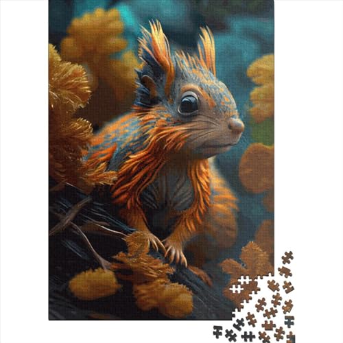 500-teiliges Puzzle mit Alien-Eichhörnchen für Kinder, Puzzle, Puzzle für Erwachsene, Lernspiele für zu Hause, DIY-Spielzeug, 500 Stück (52 x 38 cm) von LMYmoney