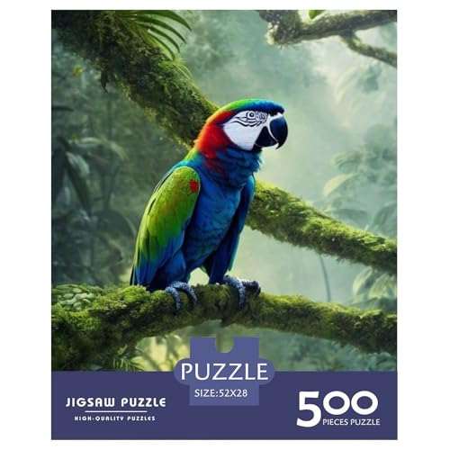 500-teiliges Puzzle mit Tierkunst und Vögeln für Erwachsene, Puzzles, Lernspielzeug, 500 Stück (52 x 38 cm) von LMYmoney