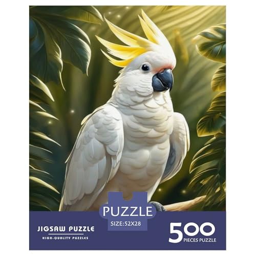 500-teiliges Puzzle mit Tierkunst und Vögeln für Erwachsene, Puzzles, Lernspielzeug, 500 Stück (52 x 38 cm) von LMYmoney