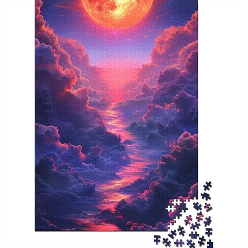 500-teiliges kreatives Puzzle, farbenfrohe Alien-Landschaft, rechteckiges Puzzle, Lernspielzeug, Geschenk für Kinder, 500 Stück (52 x 38 cm) von LMYmoney