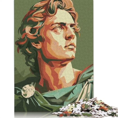 „Alexander der Große“, Puzzle für Erwachsene, Lernspiel, Cooles Puzzle für Erwachsene und Kinder, 1000 Teile (75 x 50 cm) von LMYmoney