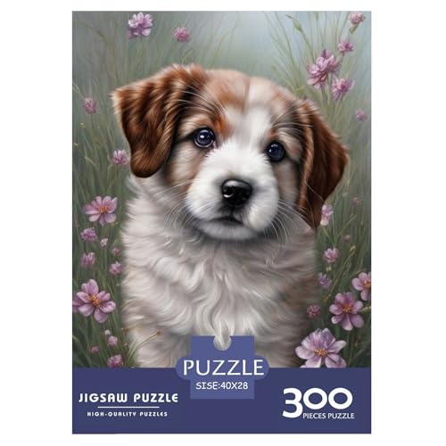 Animal Art Hundepuzzle für Erwachsene, 300-teiliges Puzzle für Teenager ab 12 Jahren, 300 Teile (40 x 28 cm) von LMYmoney