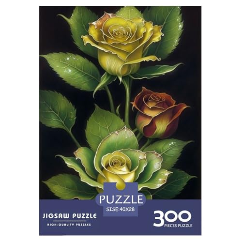 Art Flowers 300-teiliges Puzzle, Holzpuzzle für Teenager, lustiges Puzzle 300 Teile (40 x 28 cm) von LMYmoney