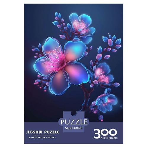 Art Flowers Puzzle 300 Teile für Erwachsene und Teenager ab 12 Jahren, 300 Teile (40 x 28 cm) von LMYmoney