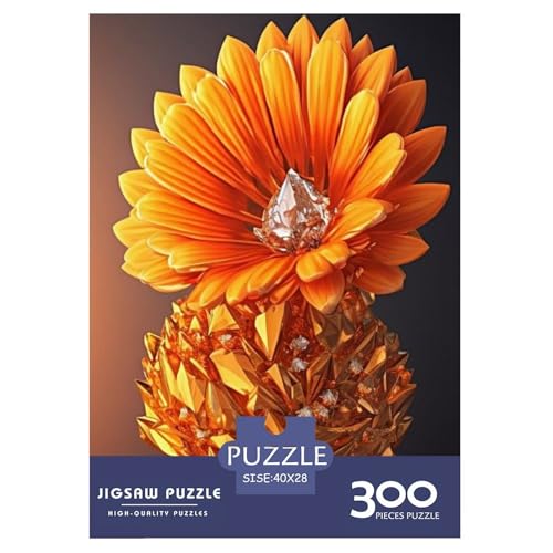 Art Flowers Puzzles für Erwachsene 300 Teile Puzzle für Erwachsene und Teenager Familienspiel 300 Teile (40x28cm) von LMYmoney