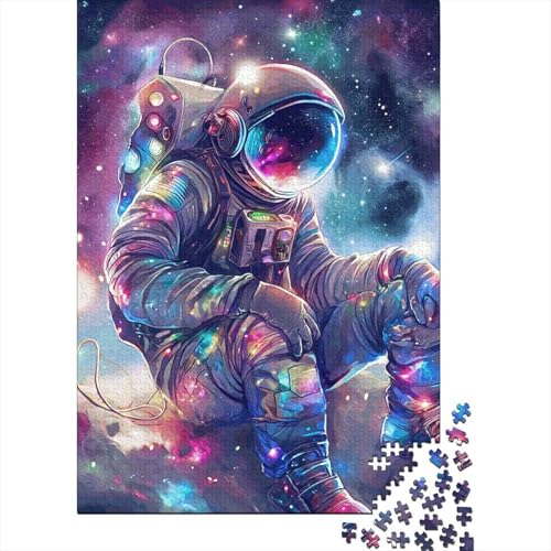 Astronaut Religiöses inspirierendes Puzzle Kreative Spiele 100% recycelter Karton Puzzle für Frauen Männer 38 x 26 cm/1000 Teile von LMYmoney