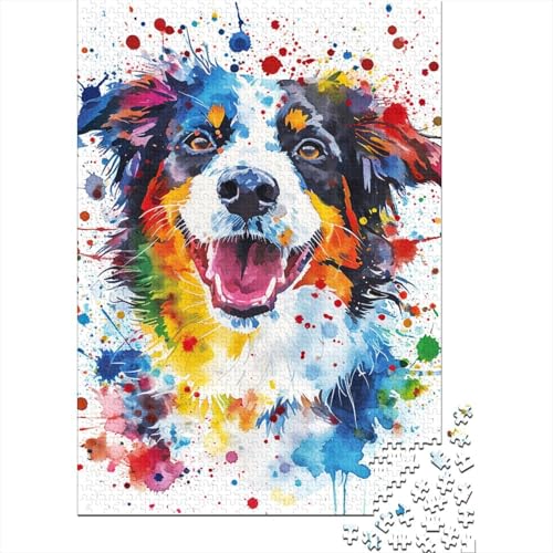 Berner Sennenhund Christliche Geschenke Puzzle Herausforderndes und kniffliges Puzzle aus 100 Prozent recycelter Pappe für Erwachsene und Teenager 38 x 26 cm/1000 Teile von LMYmoney