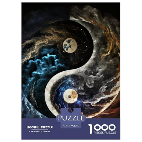 Betreffname> Puzzle 1000 Teile für Erwachsene, Holz, Lernspiel, Herausforderungsspielzeug, 1000 Teile (75 x 50 cm) von LMYmoney