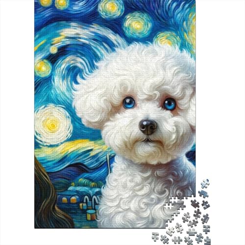 Bixiong Dog - Religiöses und inspirierendes Puzzle, das perfekt zusammenpasst, 100% recycelte Pappe, Puzzle für Damen und Herren, 70 x 50 cm, 1000 Teile von LMYmoney