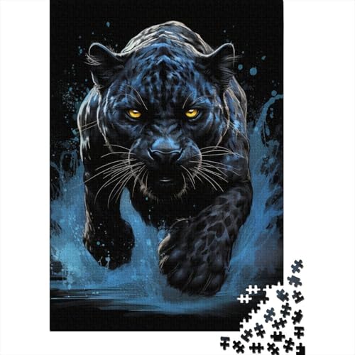 Black Panther, christliches religiöses Gebet, Geschenke, Puzzle, lustige Aktivität für zu Hause, 100% recycelte Pappe, Puzzle für Frauen und Männer, 70 x 50 cm, 1000 Teile von LMYmoney