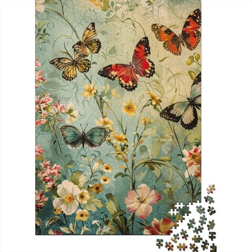 Burtterflies Christliche Geschenke Puzzle, Denksportaufgabe, 100% recycelte Pappe, Puzzle für Frauen und Männer, 38 x 26 cm/1000 Teile von LMYmoney