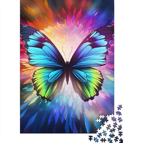 Butterfly Devoted Believers Puzzle Relax Challenge Toy, 100 Prozent recycelte Pappe, Puzzle für Erwachsene und Teenager, 38 x 26 cm, 1000 Teile von LMYmoney