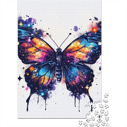 Butterfly Devoted Believers Puzzle Relax Challenge Toy, 100 Prozent recycelte Pappe, Puzzle für Erwachsene und Teenager, 38 x 26 cm, 1000 Teile von LMYmoney