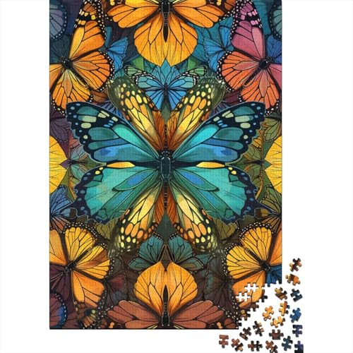 Butterfly Devoted Believers Puzzle Relax Challenge Toy, 100 Prozent recycelte Pappe, Puzzle für Erwachsene und Teenager, 38 x 26 cm, 1000 Teile von LMYmoney