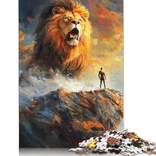 Christian Lion Puzzle, Alter 18 Jahre, Upe Lernspiele, Puzzle für Erwachsene und Teenager, 1000 Teile (75 x 50 cm) von LMYmoney