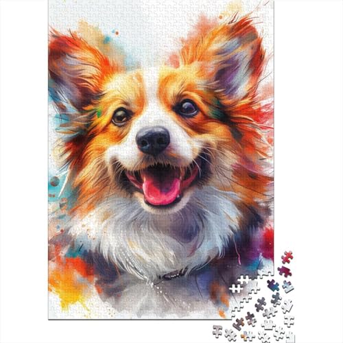 Corgi-Puzzle mit religiösem und inspirierendem Motiv, zusammen, 100% recycelter Karton, Puzzle für Damen und Herren, 38 x 26 cm, 1000 Teile von LMYmoney