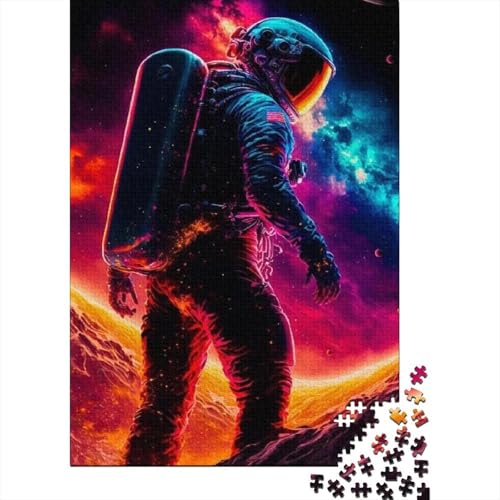 Fantasy-Astronauten-Puzzle für Kinder, 300 Teile, klassisches Puzzle, entspannende, Puzzlespiel, Denksportaufgabe, 300 Teile (40 x 28 cm) von LMYmoney