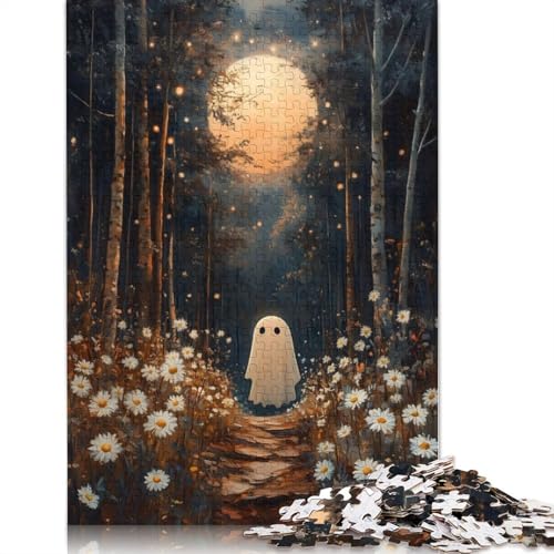 Geist im Wald, 1000-teiliges Puzzle für Erwachsene, Dekompressionsspielzeug, ungewöhnliches Puzzle für Erwachsene, für Jungen oder Mädchen, 1000 Teile (75 x 50 cm) von LMYmoney