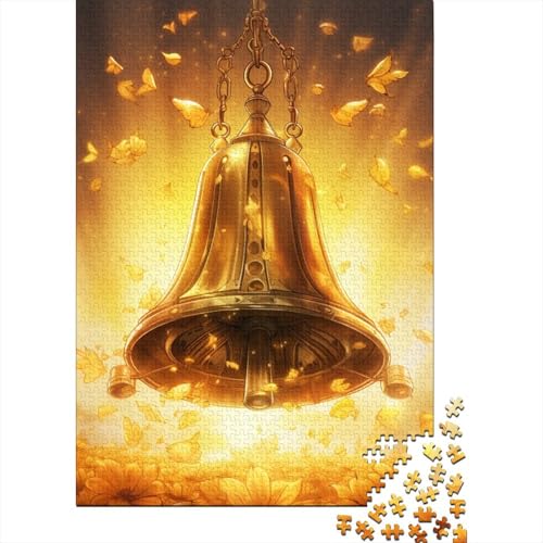 Glocke Christliches religiöses Gebet Geschenke Puzzle Entspannen Herausforderung Spielzeug Papier Rechteckiges Puzzle für Erwachsene Kinder 70x50cm/1000 Teile von LMYmoney