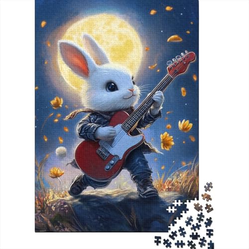 Ostern Niedlicher Hase Devoted Believers Puzzle 100 Prozent Recyclingkarton 100 Prozent Recyclingkarton Puzzle für Frauen Männer 70x50cm/1000 Teile von LMYmoney