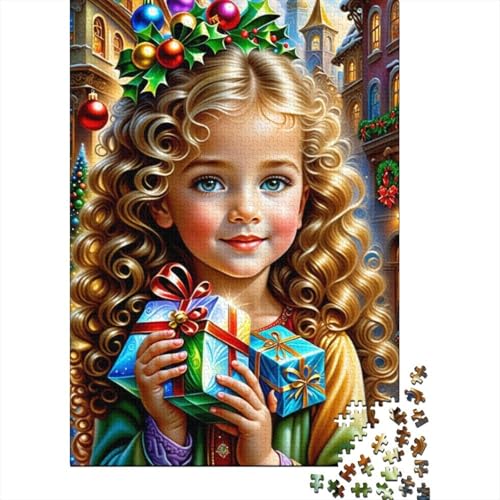 Puzzle „Frohe Weihnachten“, 300-teiliges Puzzle für Kinder, Holzpuzzle für Kinder ab 18 Jahren, Familienunterhaltungsspielzeug, 300 Teile (40 x 28 cm) von LMYmoney