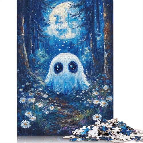 Puzzle „Geist im Mondscheinwald“ für Erwachsene, Heimdekoration, Beste Puzzles für Erwachsene und Kinder, 1000 Teile (75 x 50 cm) von LMYmoney